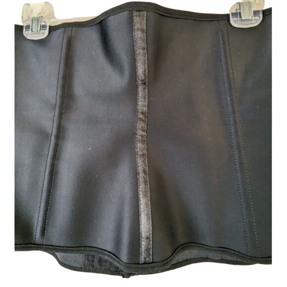 NWT Fajas Sthetic Womens 4XL Waist Trainer Corset Latex Shapewear Black  Spandex - Picture 3 of 15